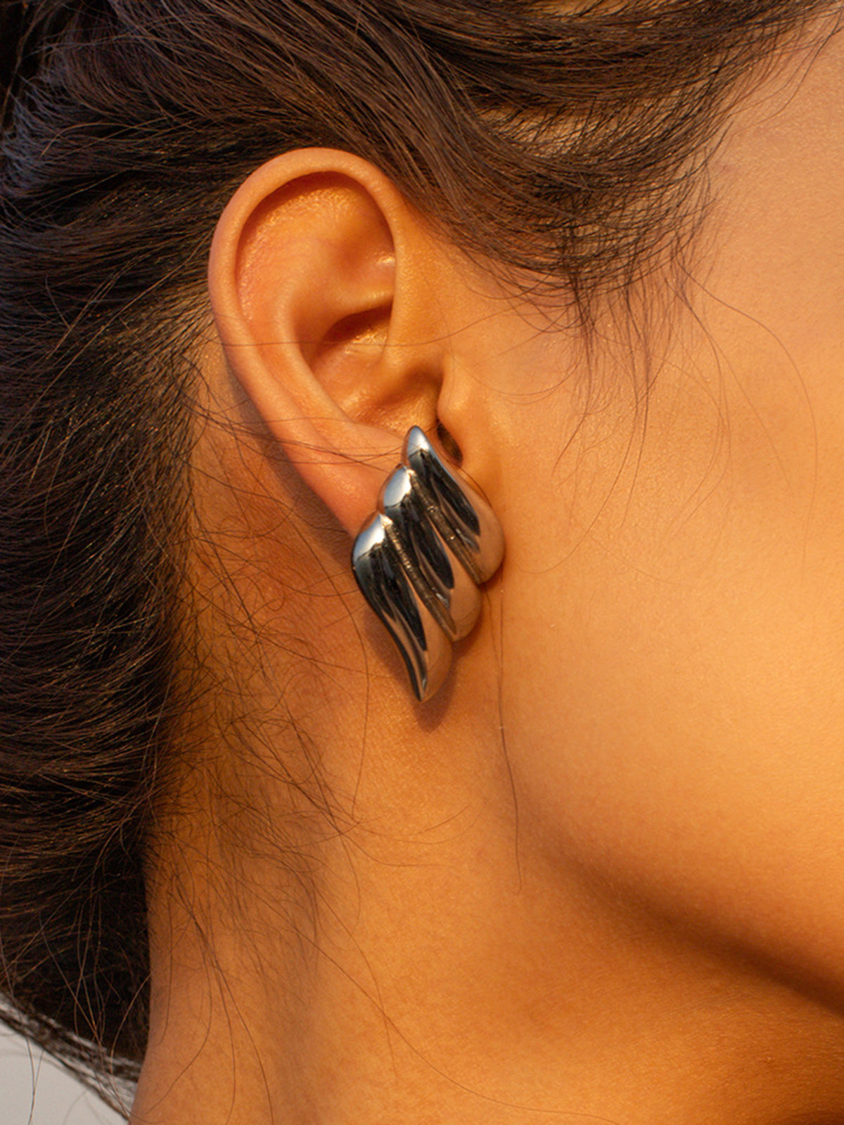 Aitana - Three Layer Wing Earrings