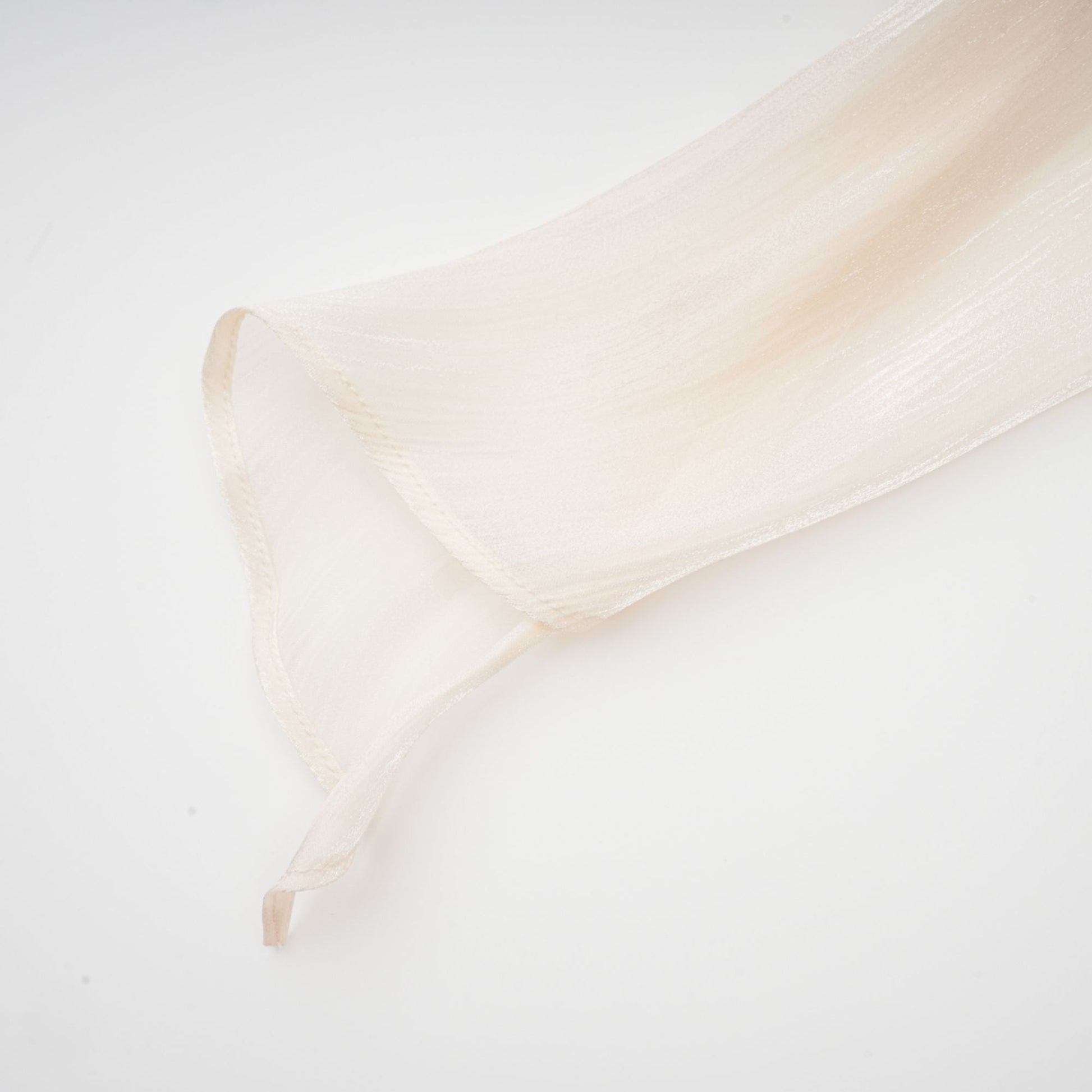 Eugénie Neutral Pleated Ruffle Mini Dress