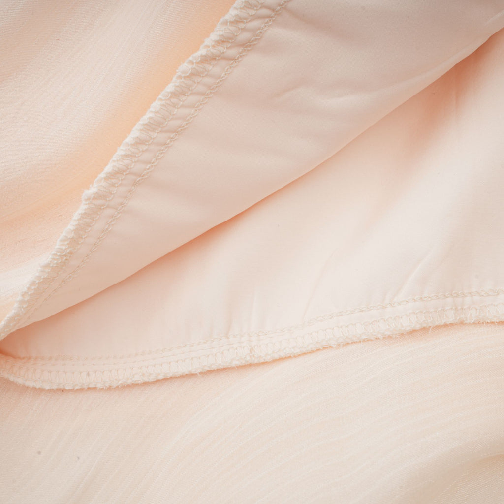 Eugénie Neutral Pleated Ruffle Mini Dress