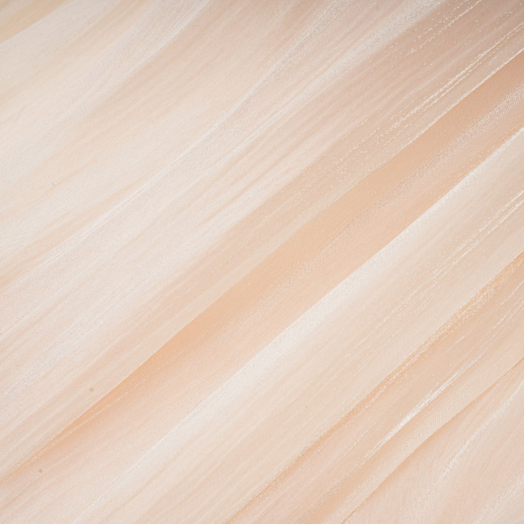 Eugénie Neutral Pleated Ruffle Mini Dress