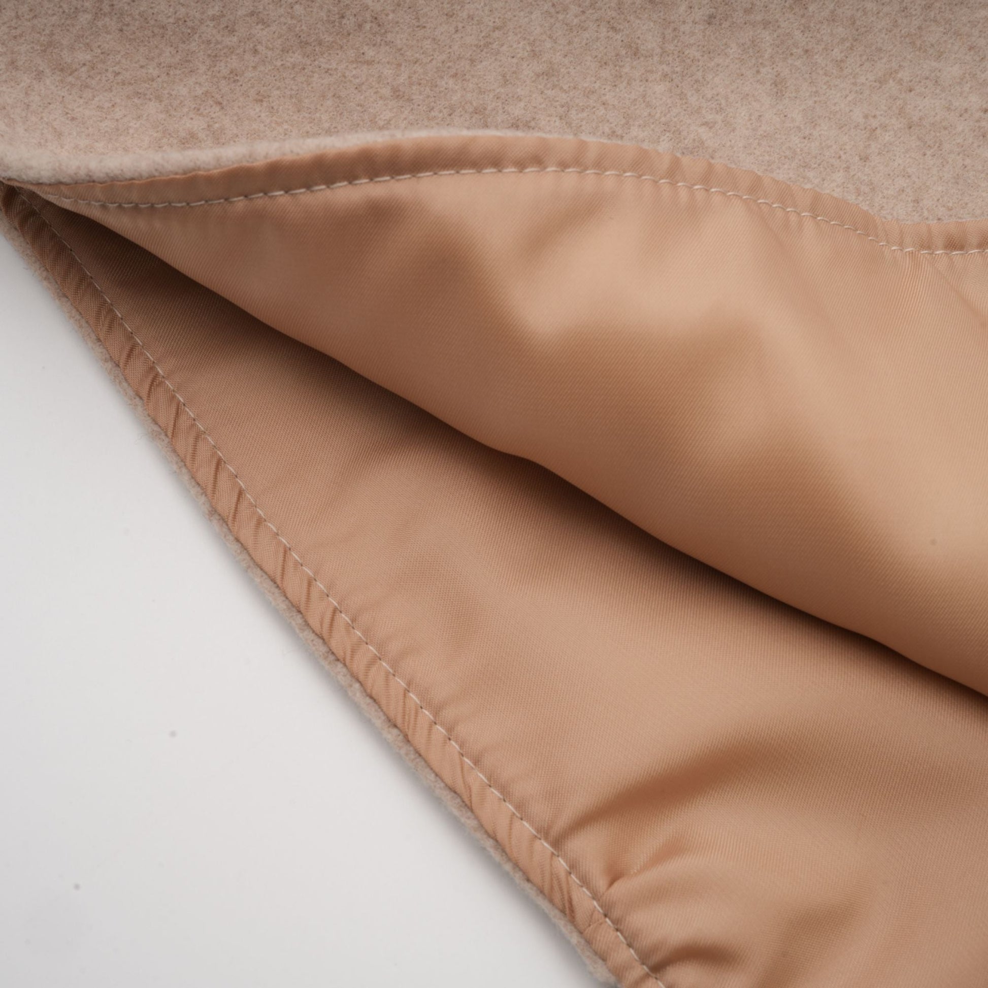 Kendall - Detachable-cape Faux-fur Coat