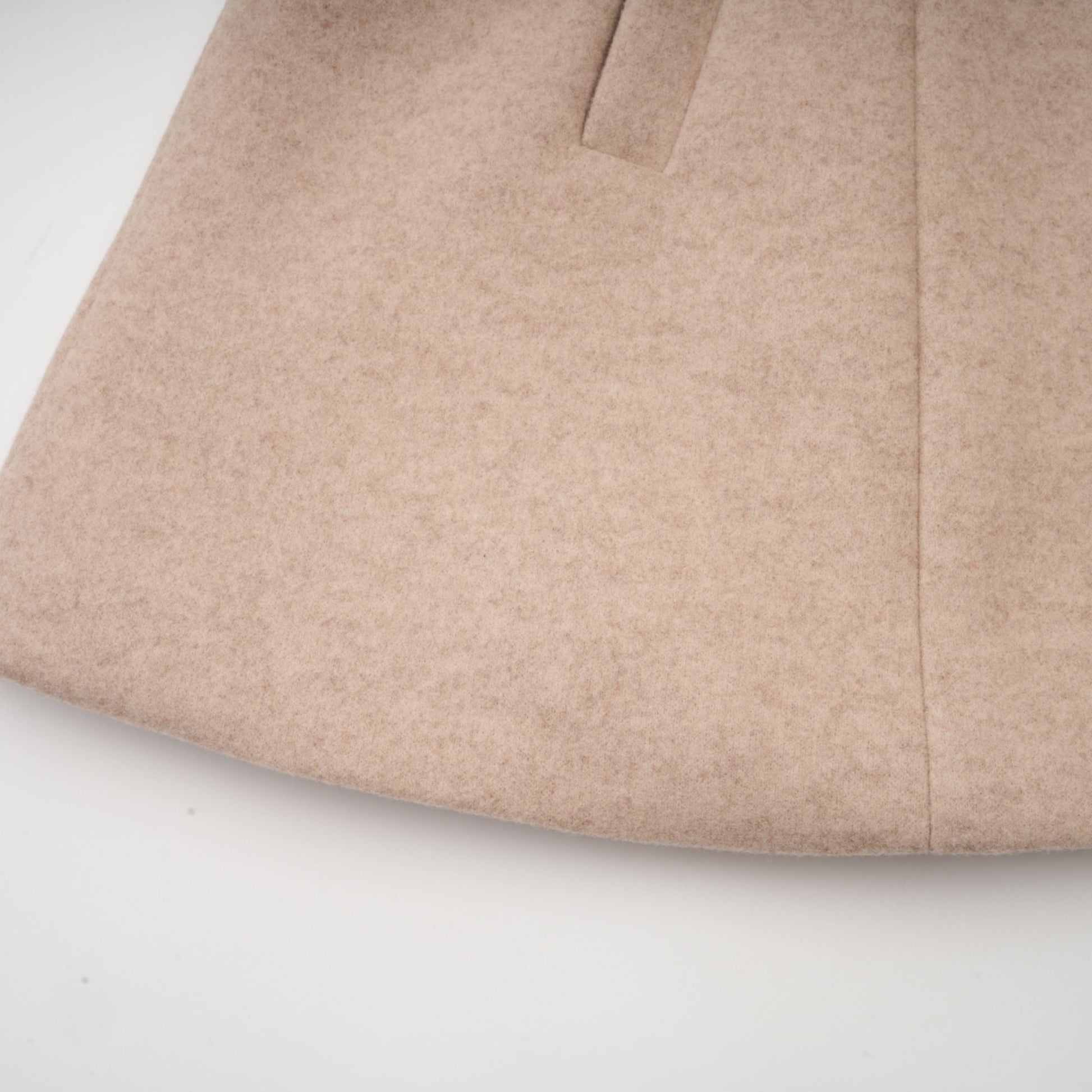 Kendall - Detachable-cape Faux-fur Coat