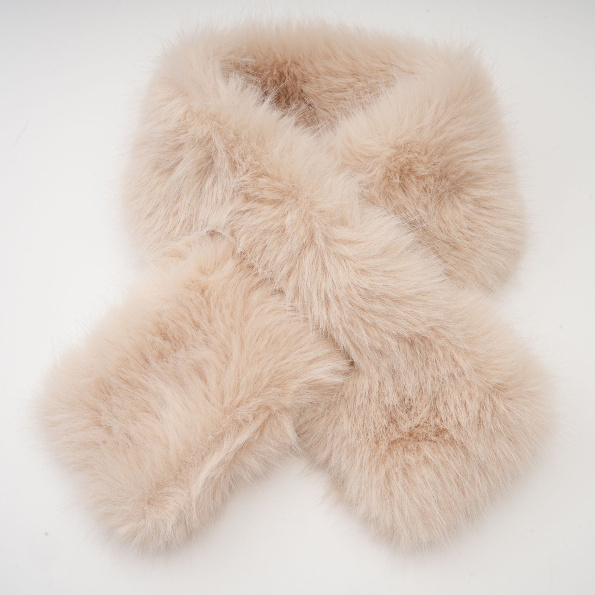 Kendall - Detachable-cape Faux-fur Coat