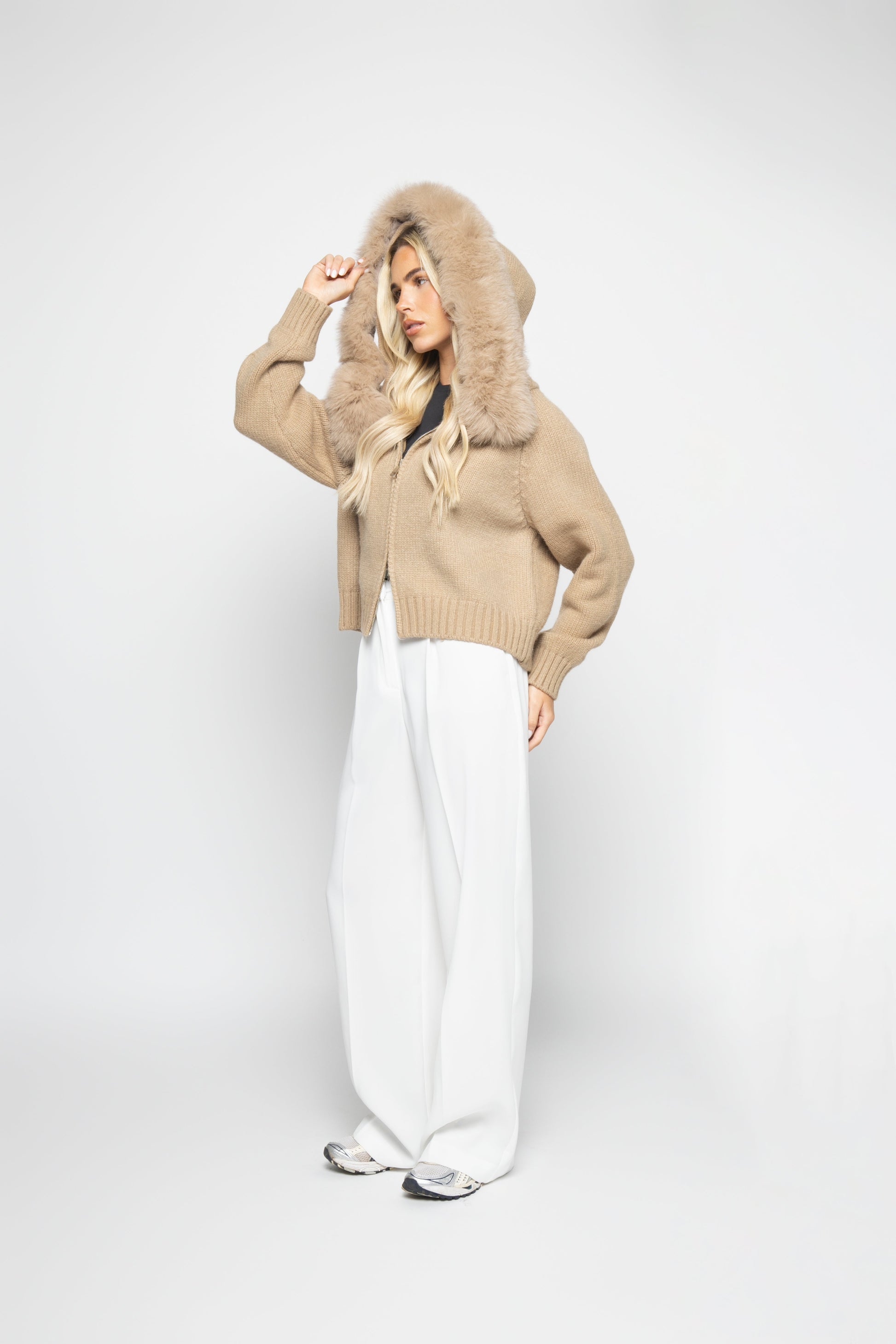 The d'Ampezzo Cardigan - Beige