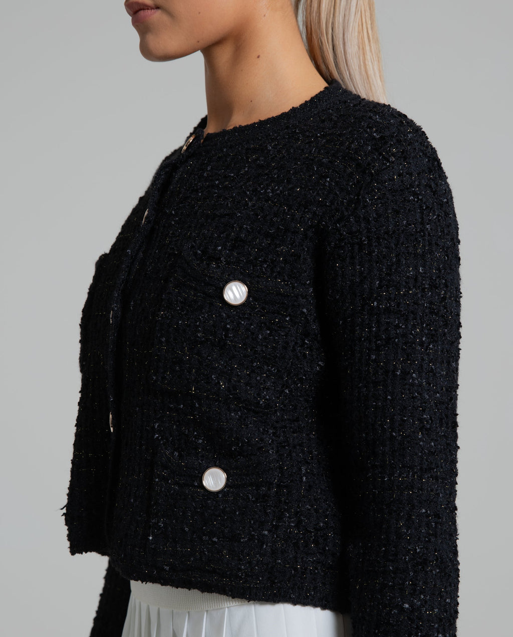 Lunetta Cardigan - Black