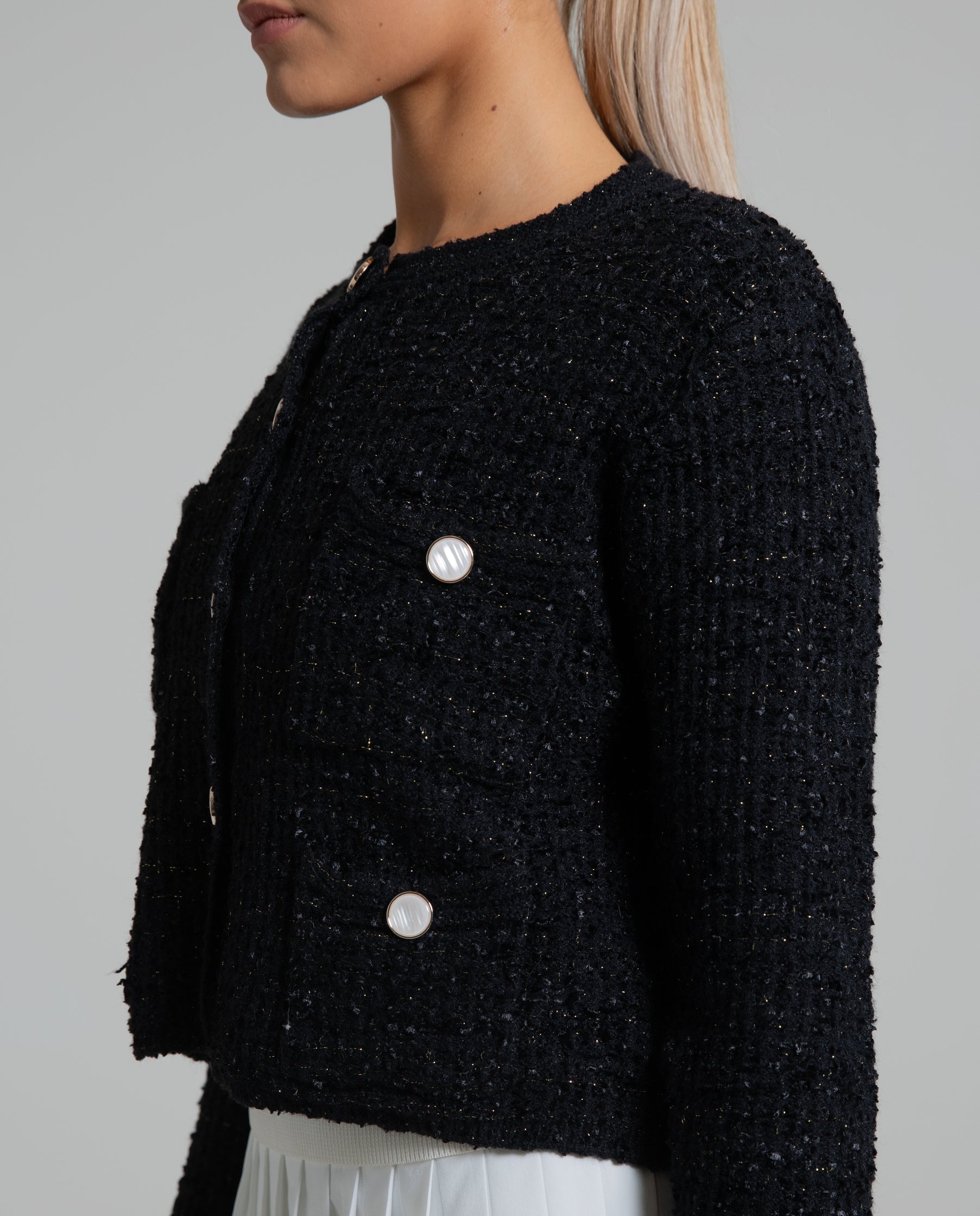 Lunetta Cardigan - Black