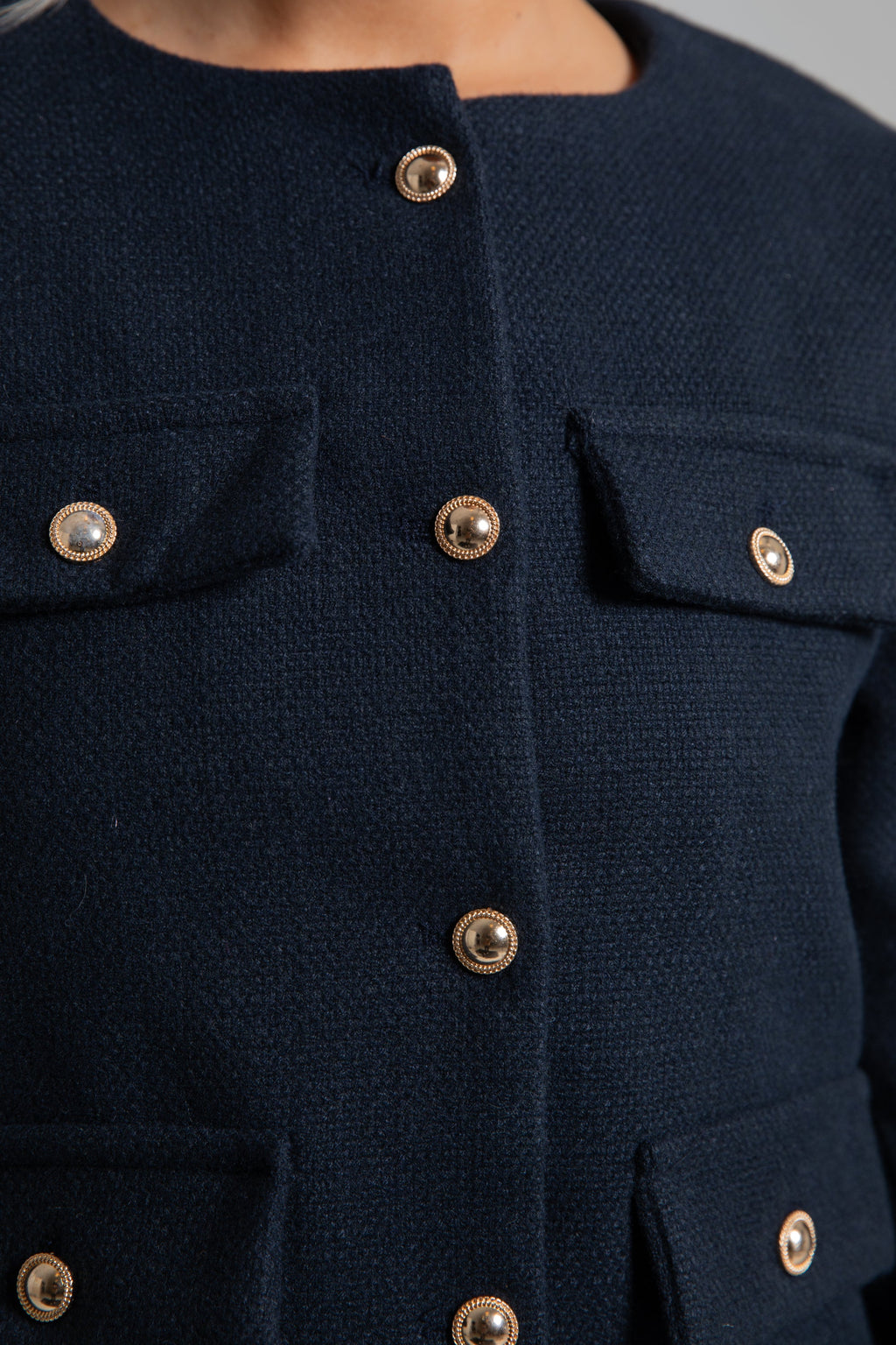 Naked Blazer - Midnight Blue