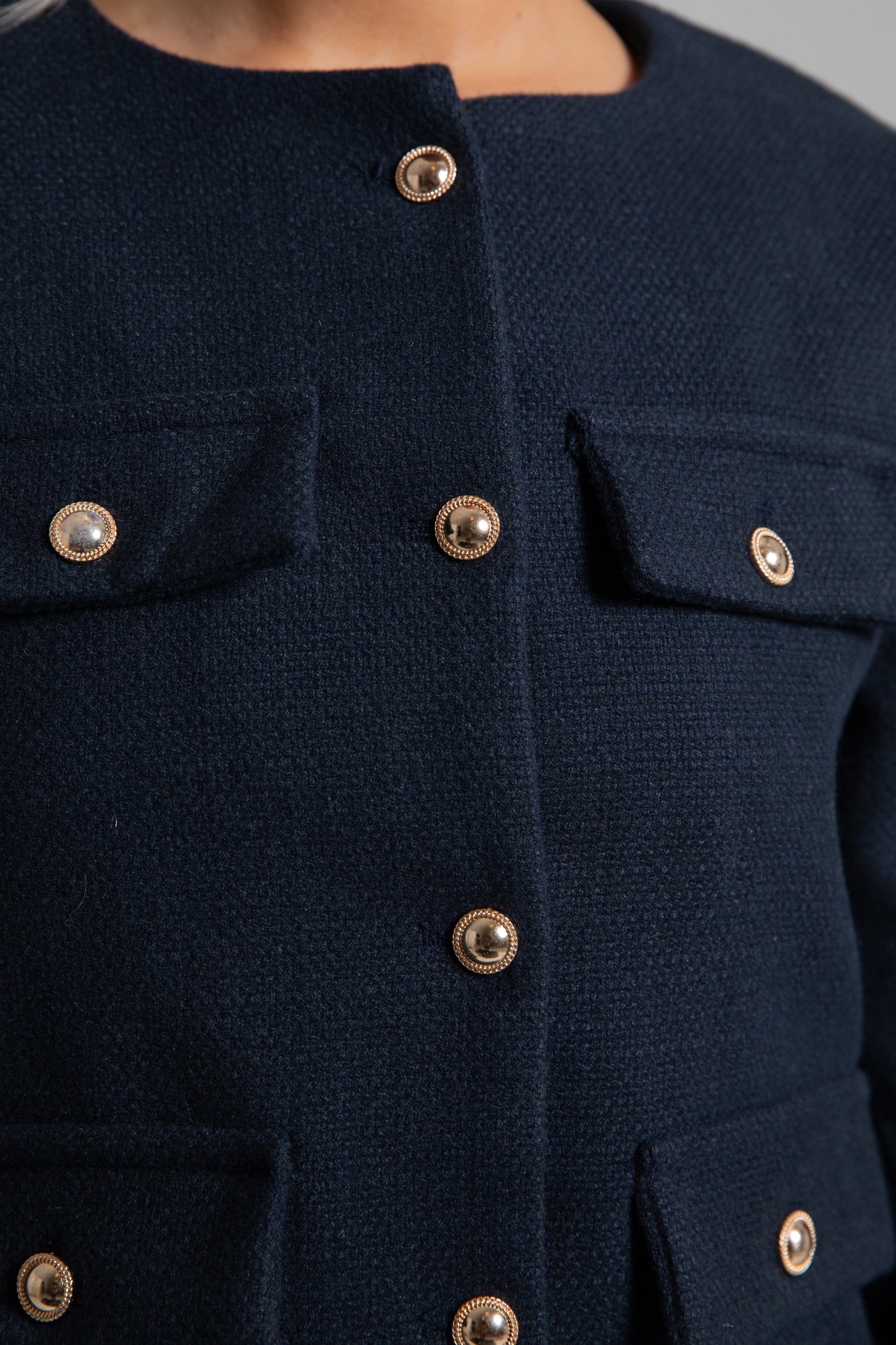 Naked Blazer - Midnight Blue