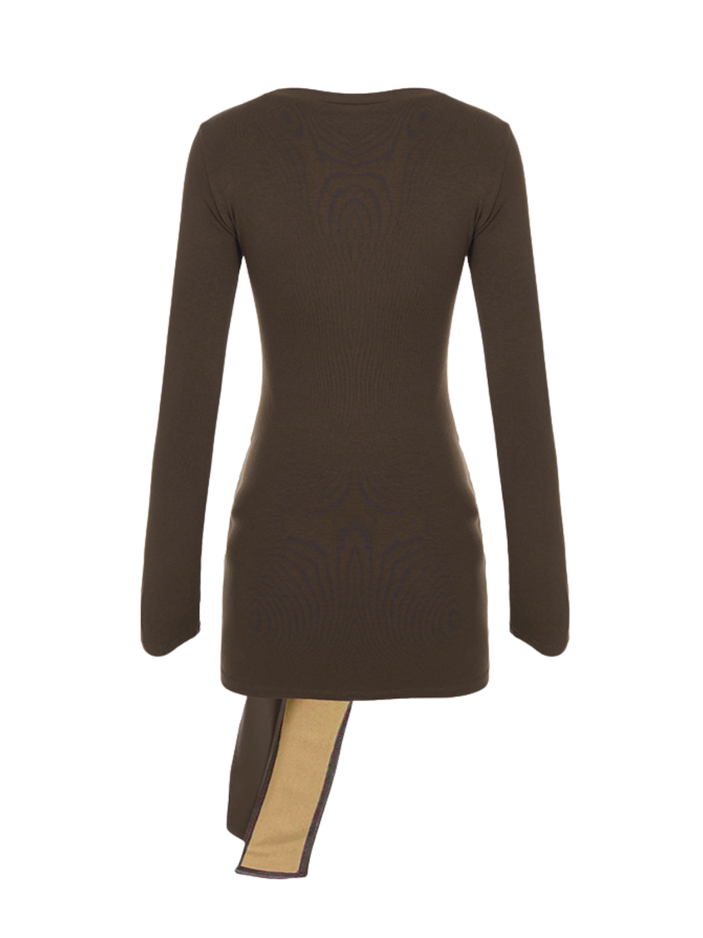 Lynvora Long Sleeve Leather Mini Dress