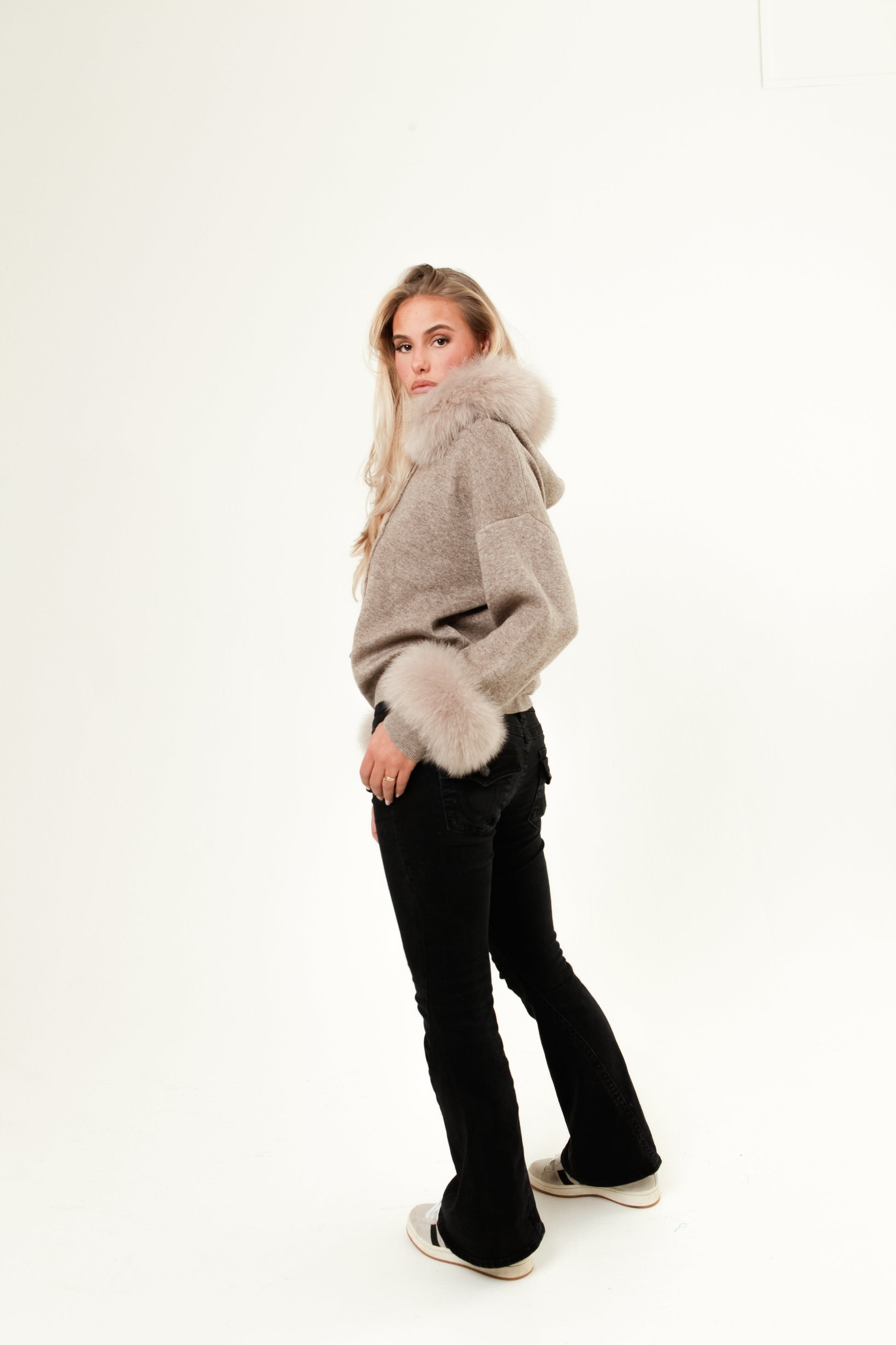 Fur Cuffs Hoodie