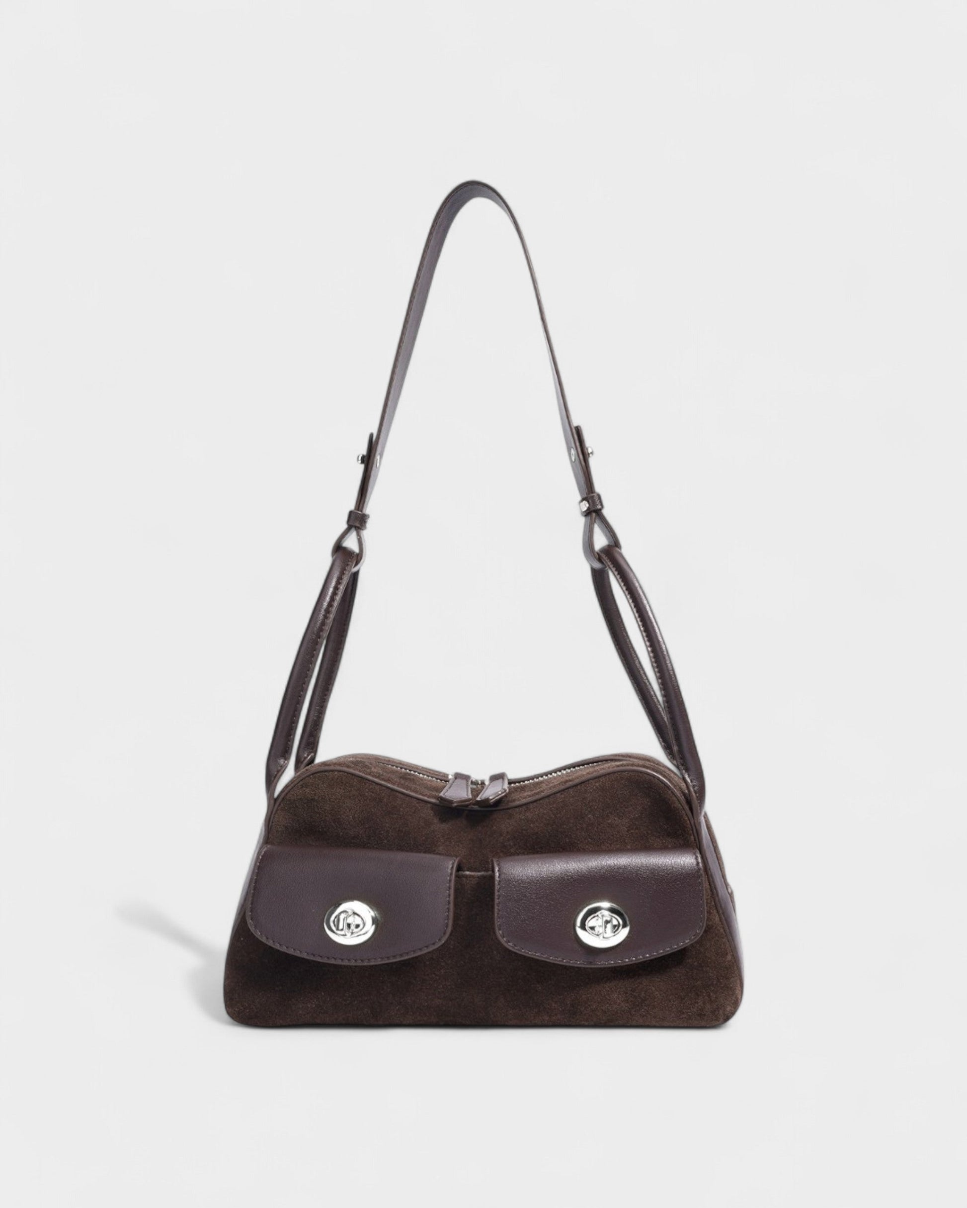 LIYANA Double Pocket Shoulder Bag