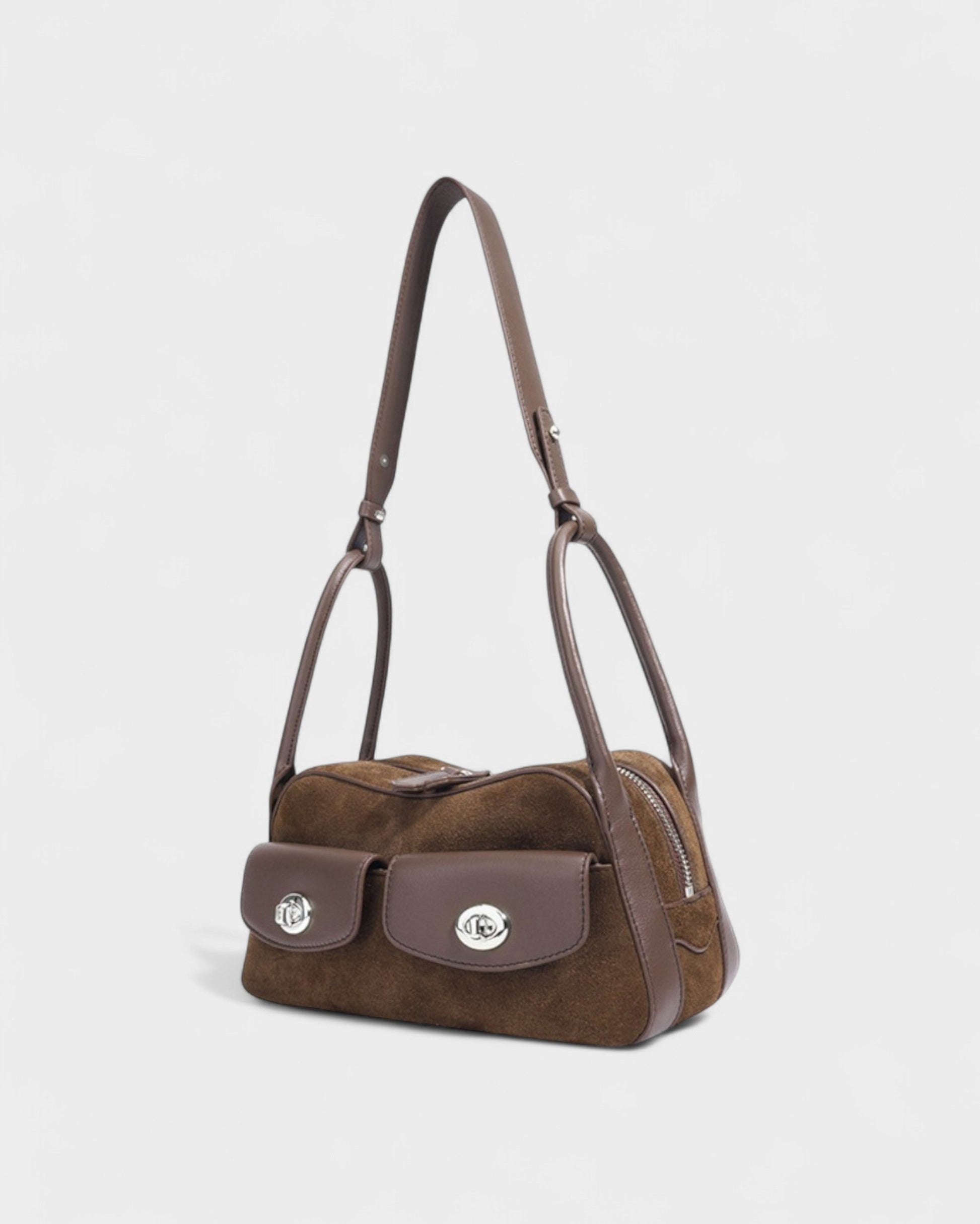 LIYANA Double Pocket Shoulder Bag