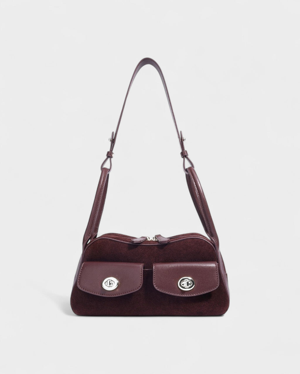 LIYANA Double Pocket Shoulder Bag
