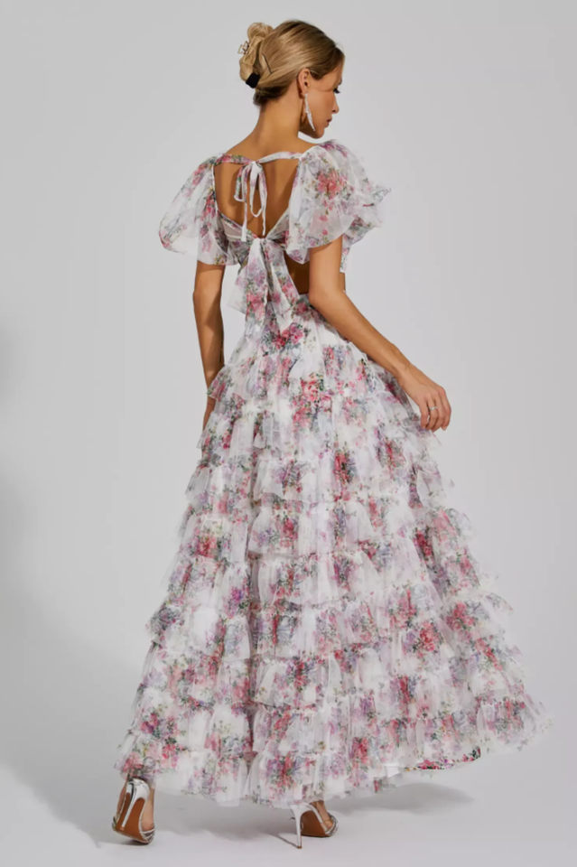 Braylee - Floral Ruched Set