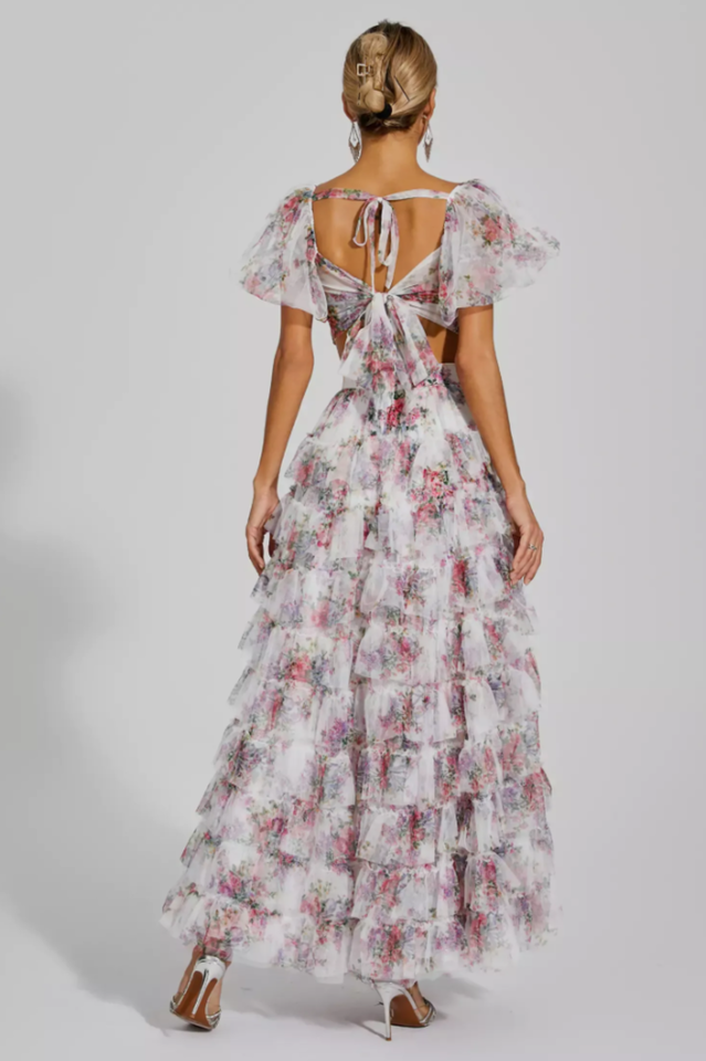 Braylee - Floral Ruched Set