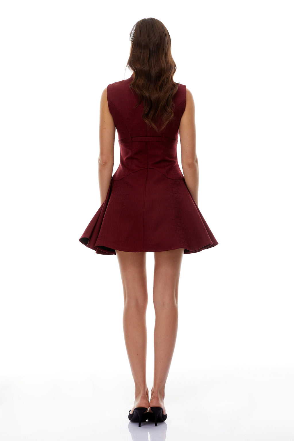Therese Red Belted Mini Dress