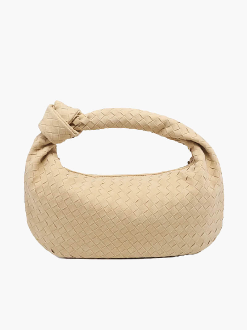 Woven Suede Bag
