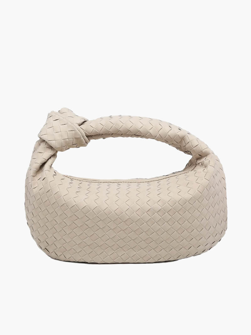 Woven Suede Bag