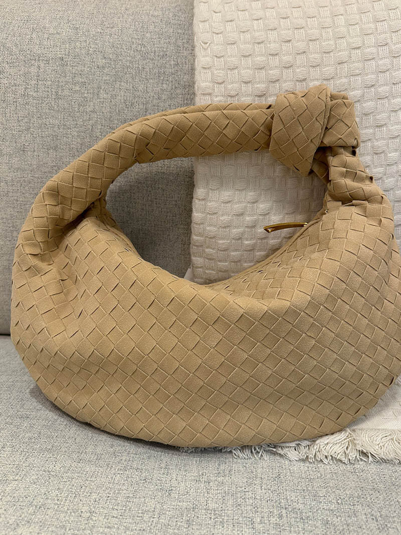 Woven Suede Bag