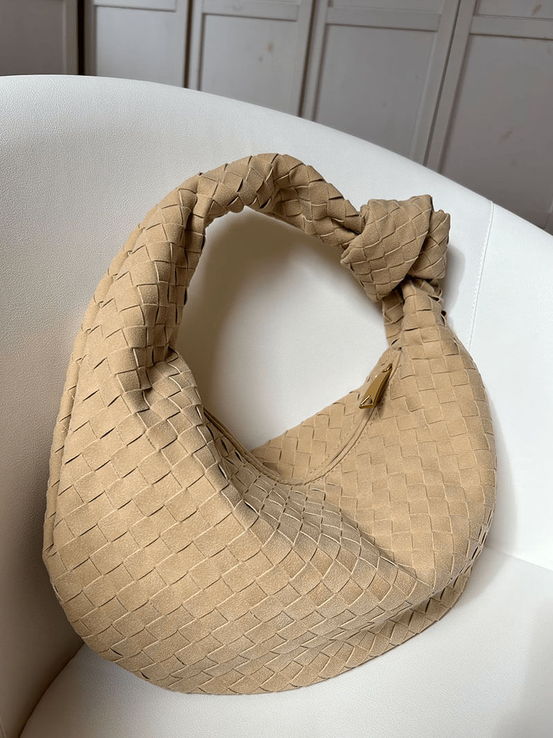 Woven Suede Bag