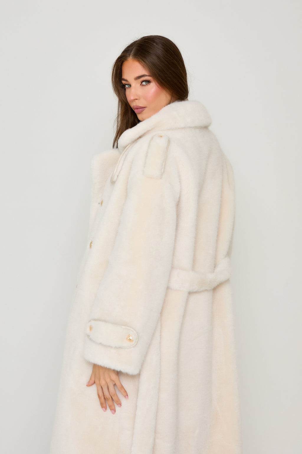 Amara Long Premium Faux Fur Coat