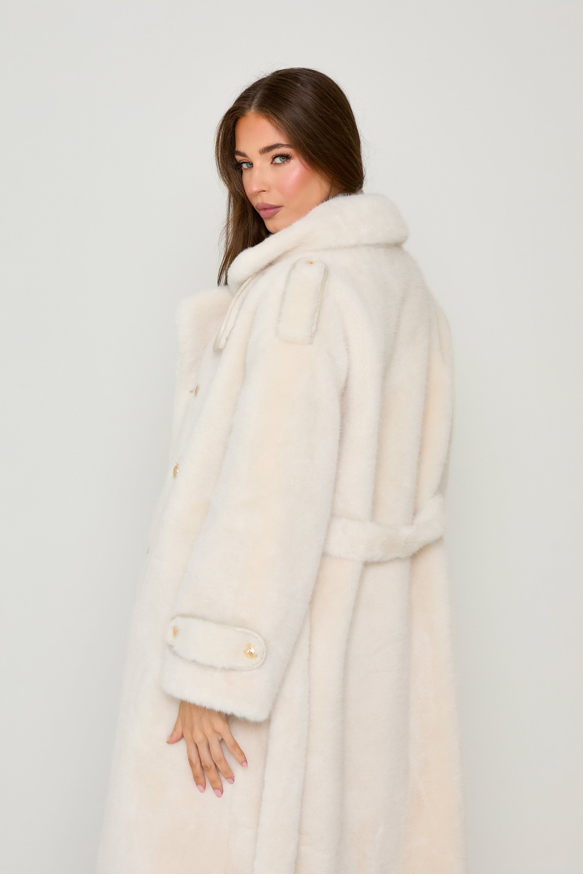 Amara Long Premium Faux Fur Coat
