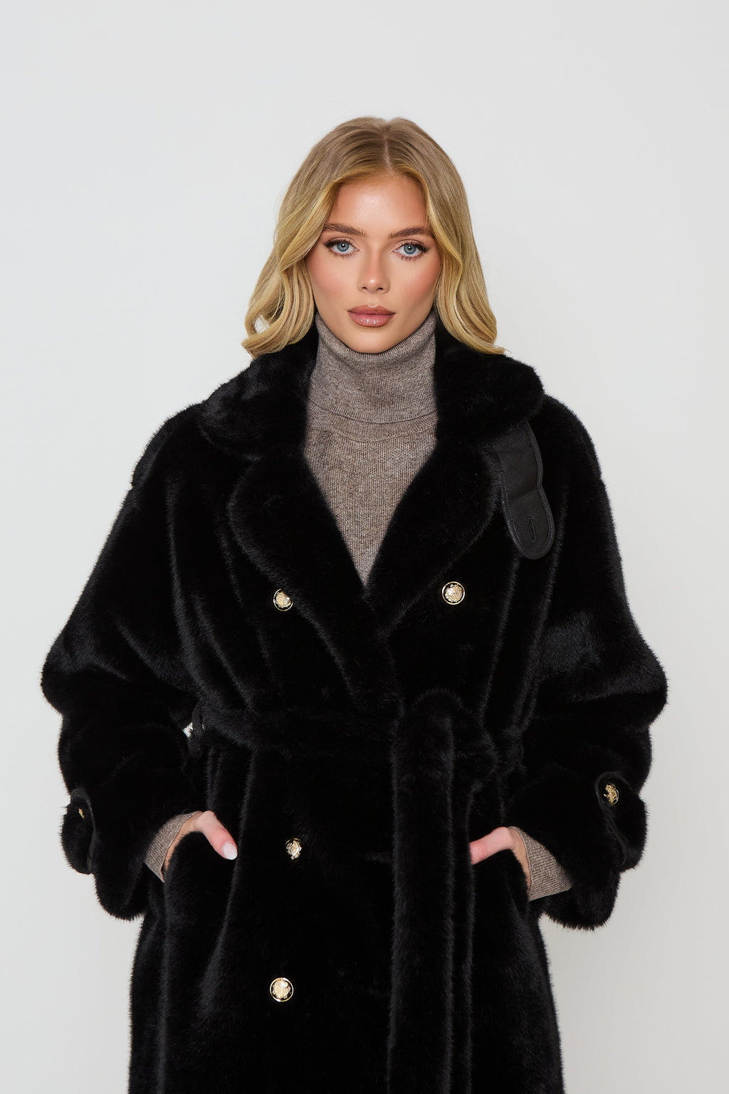 Amara Long Premium Faux Fur Coat