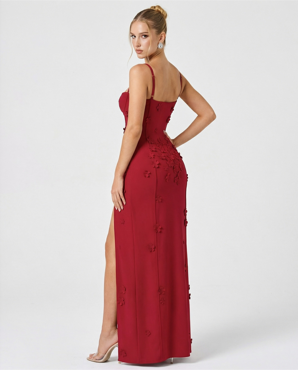 Luna Slit Floral Maxi Dress