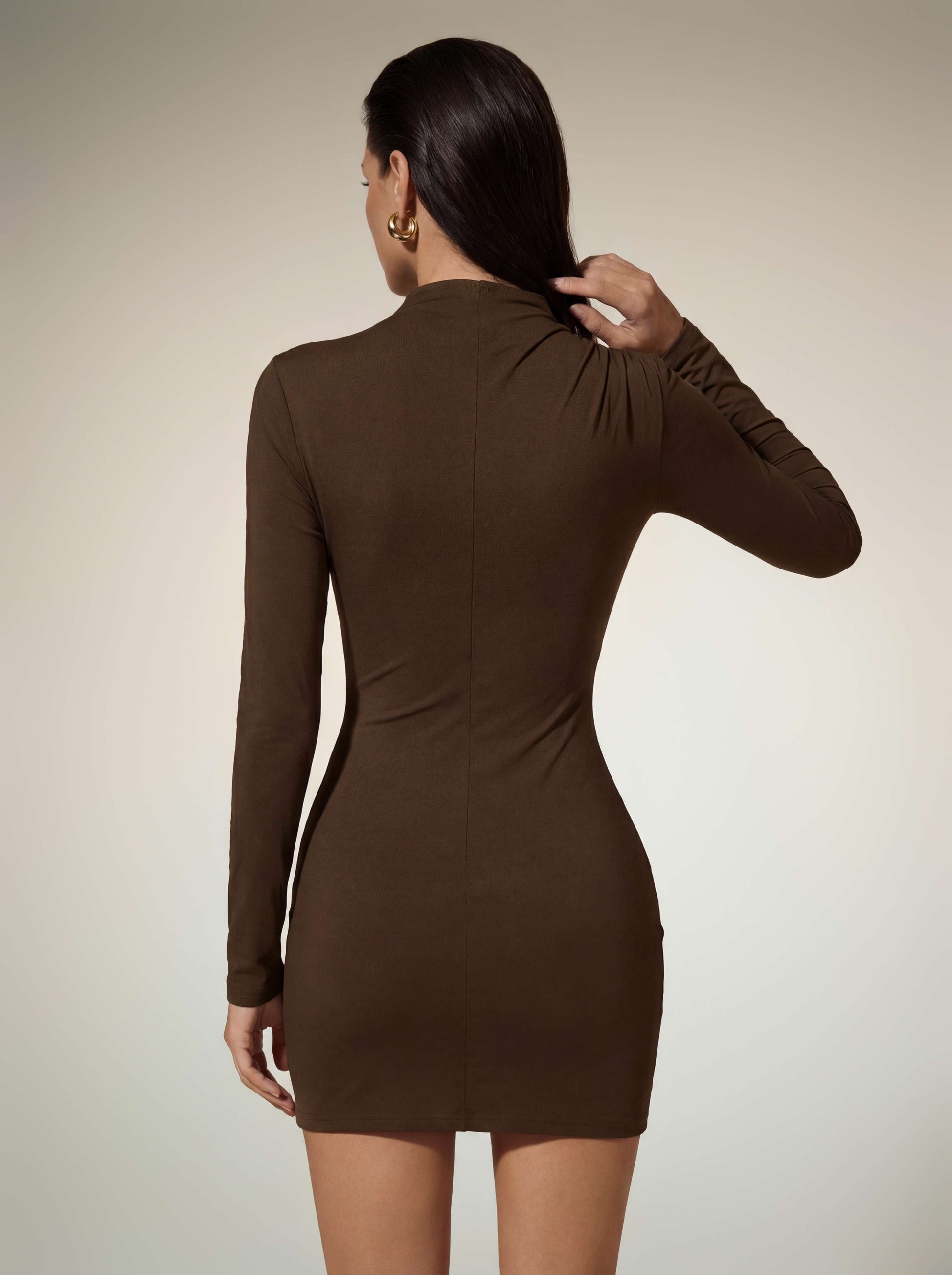 Wexira Cutout Ruched Mini Dress