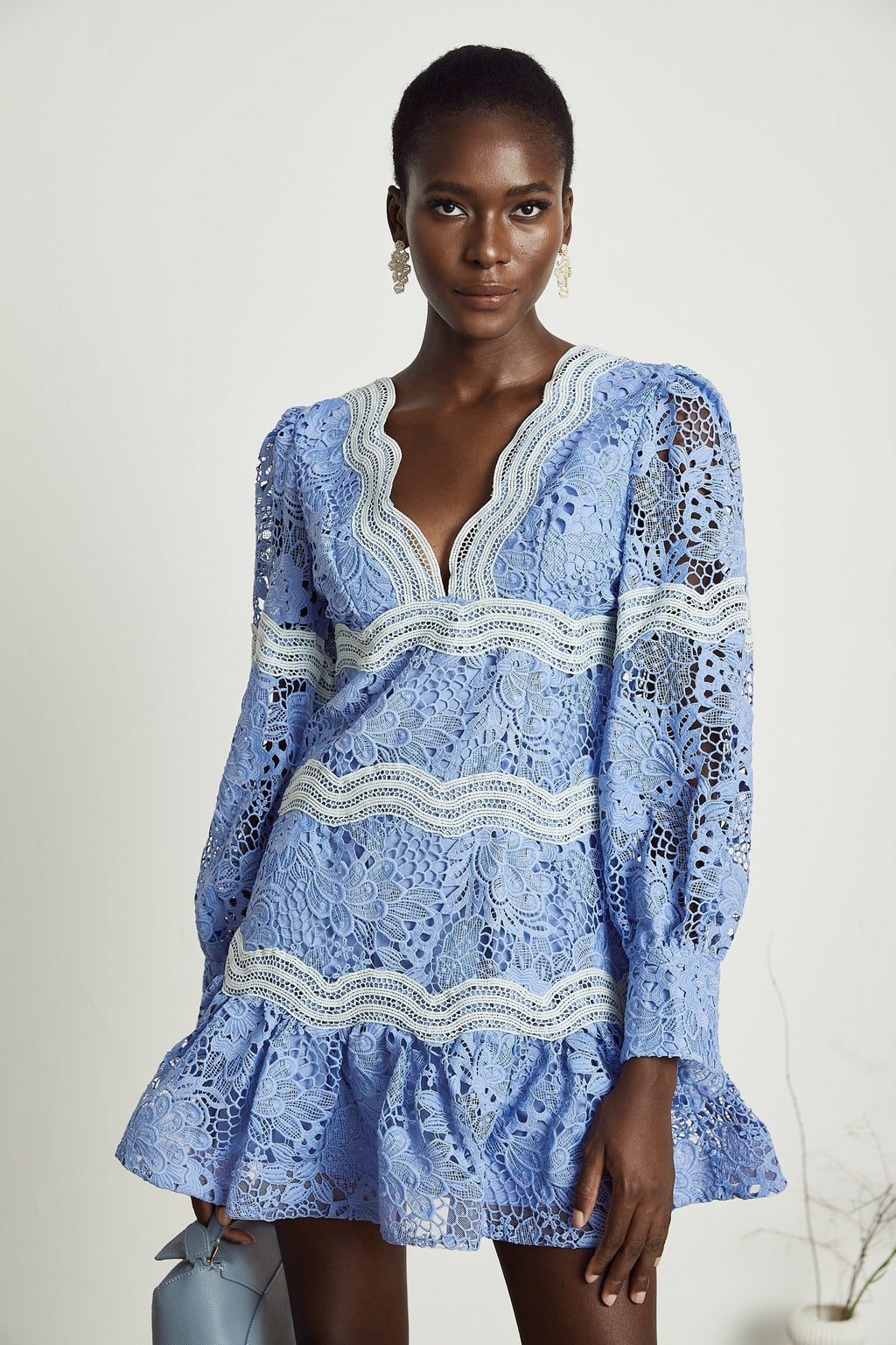 Ambra - Floral Long Sleeve Midi Dress