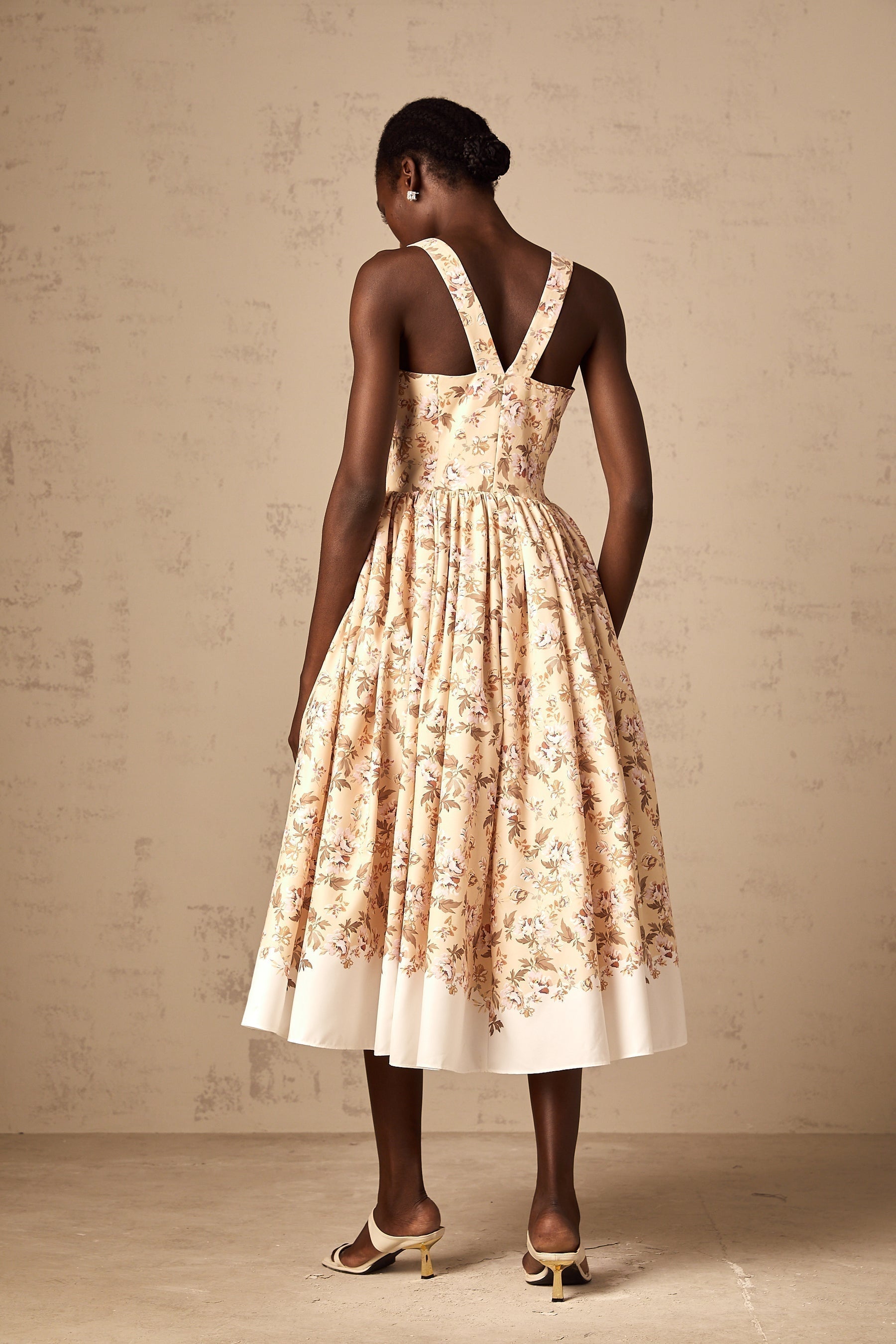 Brinley - Floral Midi Dress