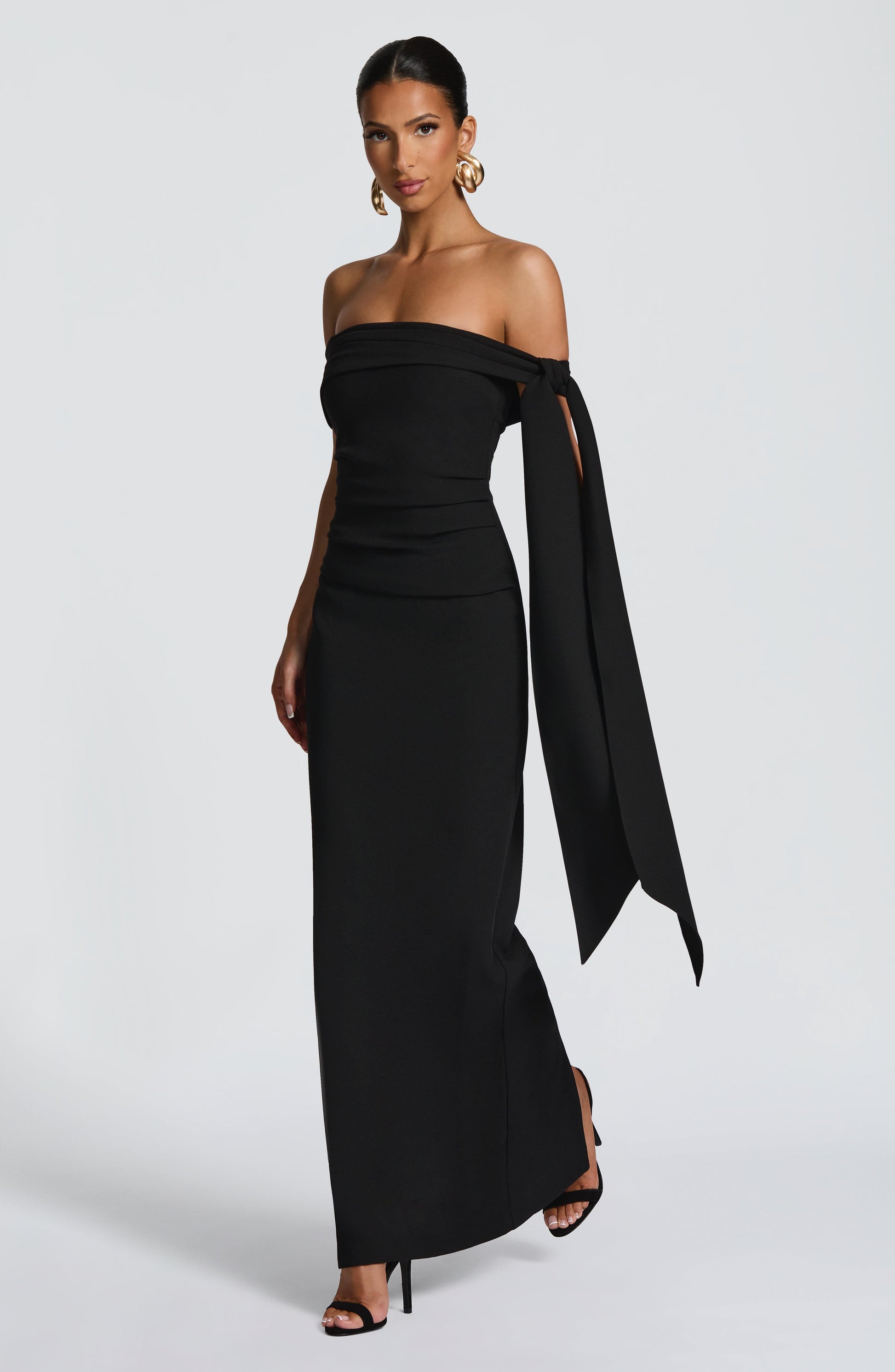 Mona - Black Maxi Dress
