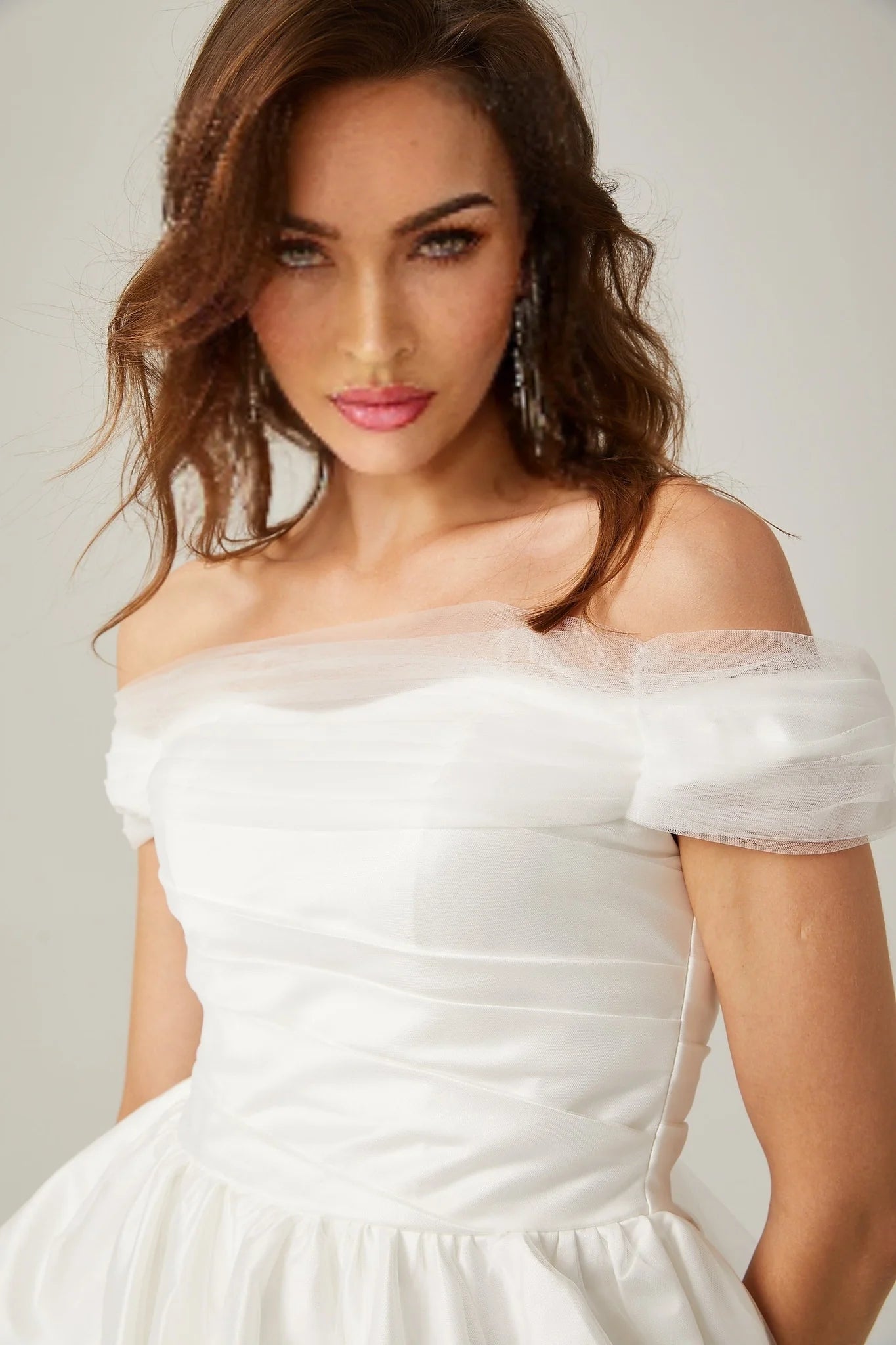 Bella - White Off-Shoulder Mini Dress