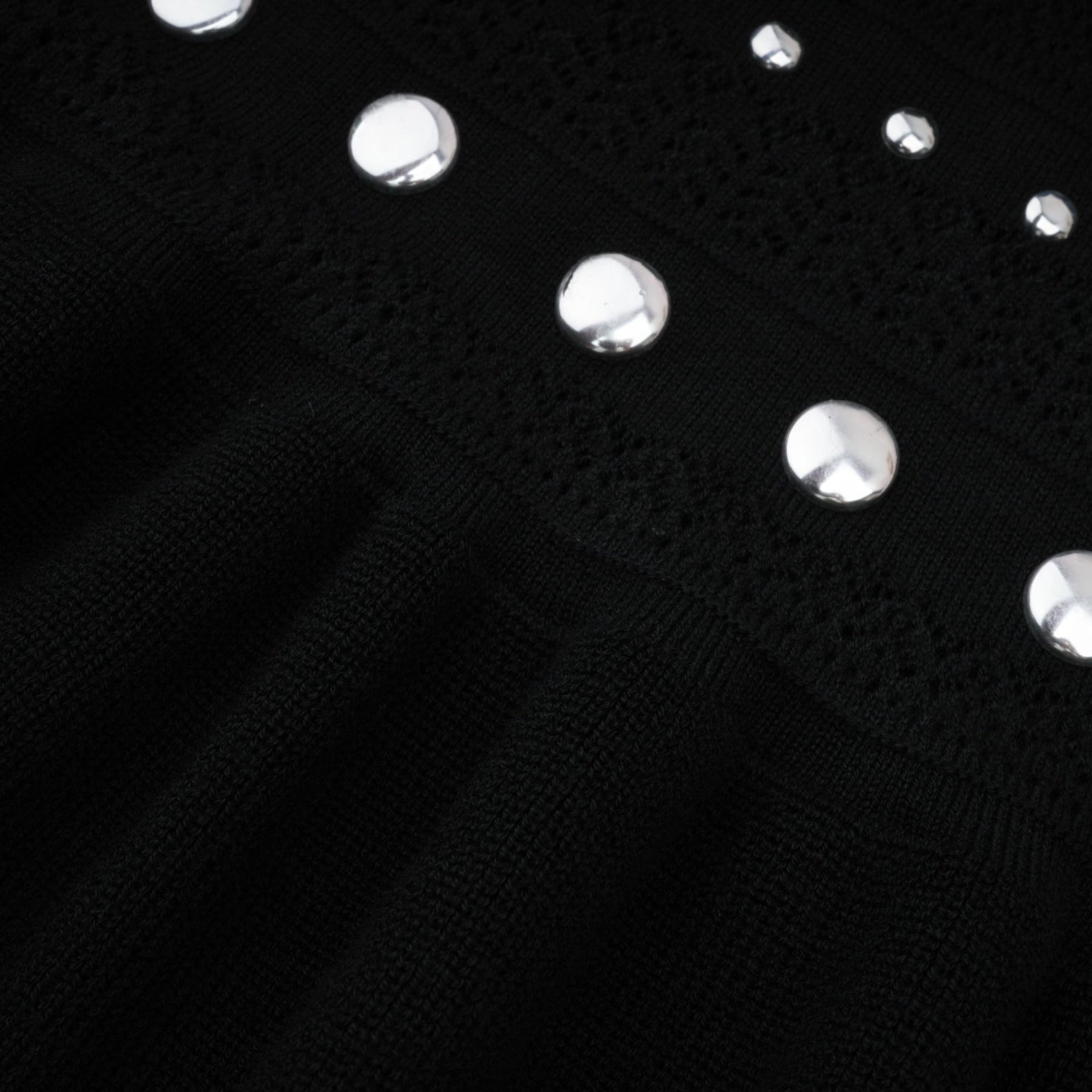 Cinzietta - Crochet Knit Embellished Maxi Dress