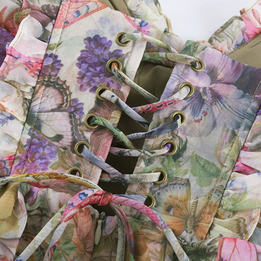 Ainsley - Floral Sleeveless Mini Dress