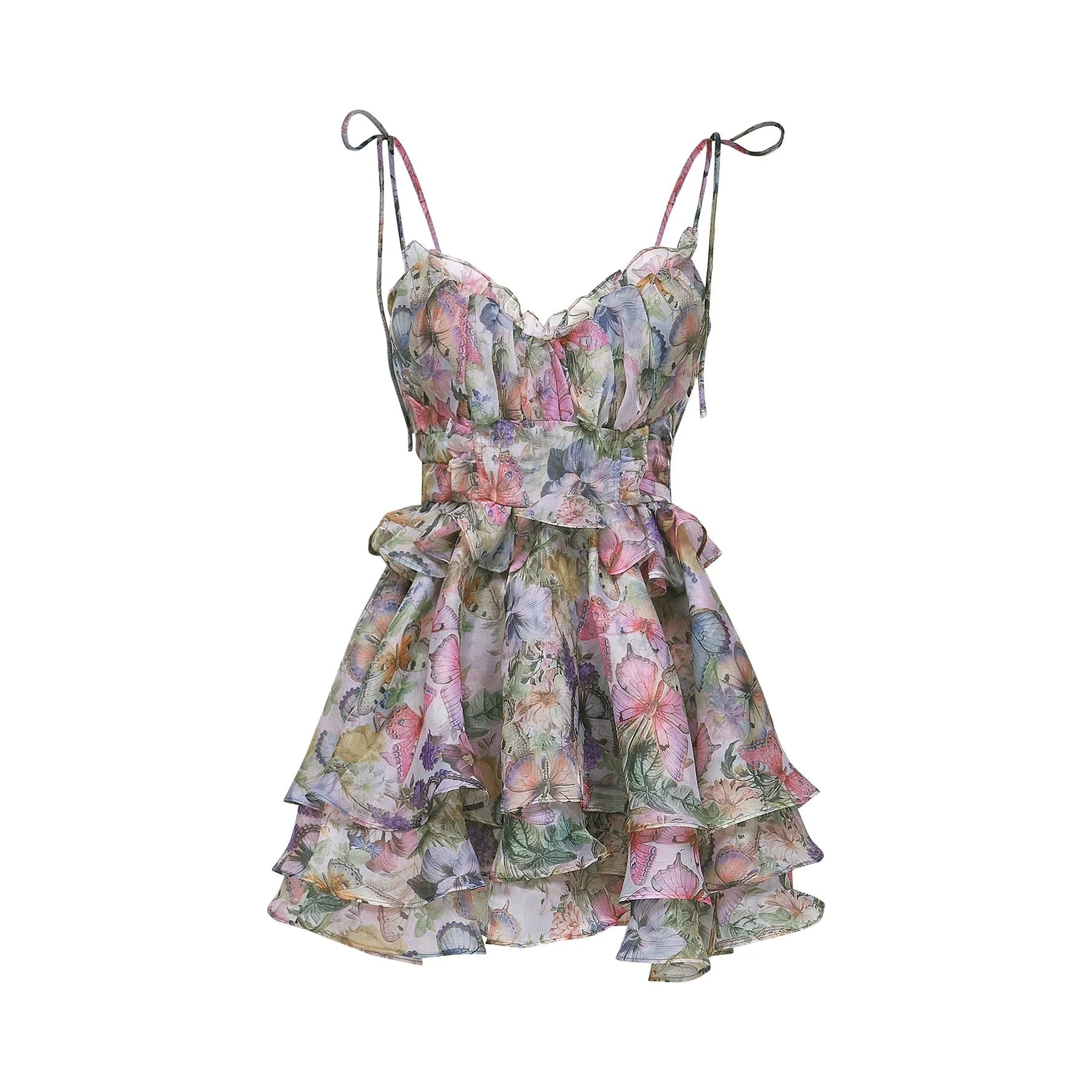 Ainsley - Floral Sleeveless Mini Dress