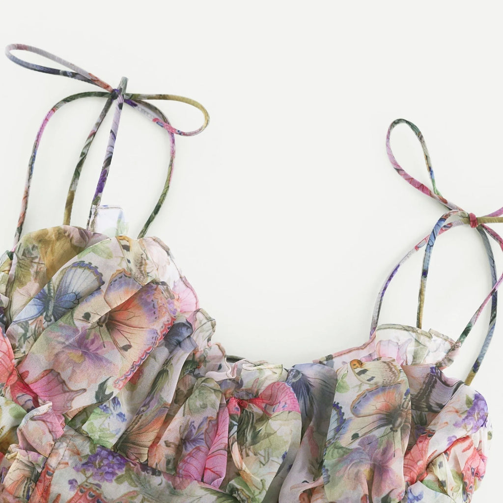 Ainsley - Floral Sleeveless Mini Dress