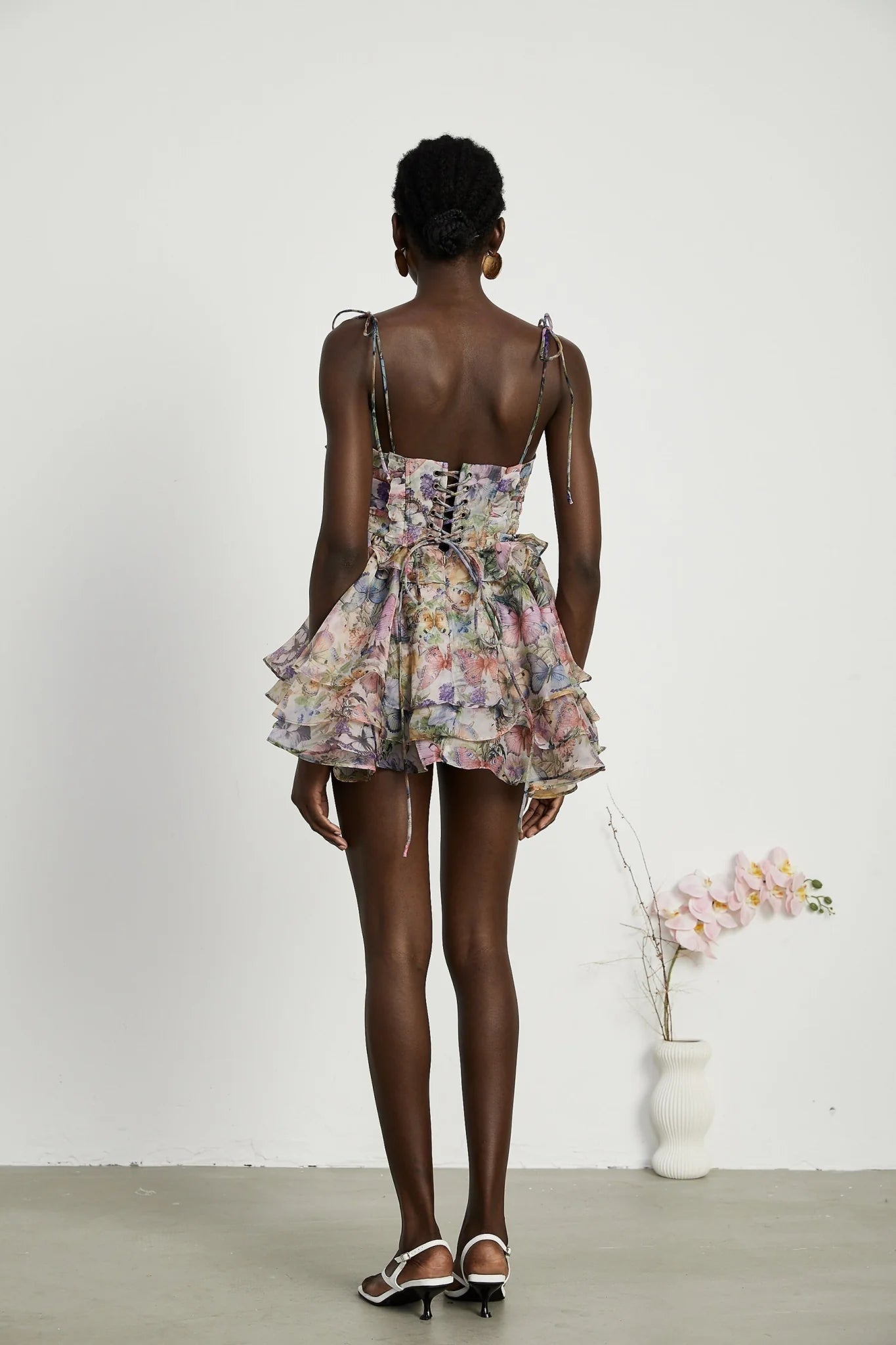 Ainsley - Floral Sleeveless Mini Dress