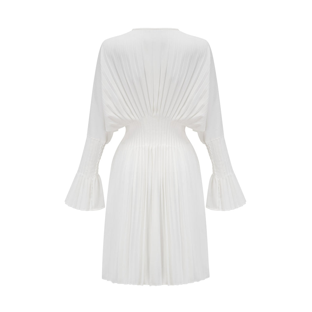 Claudette - Pleated Mini Dress