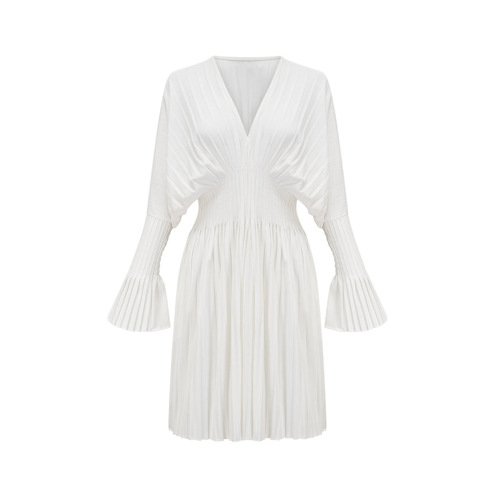 Claudette - Pleated Mini Dress