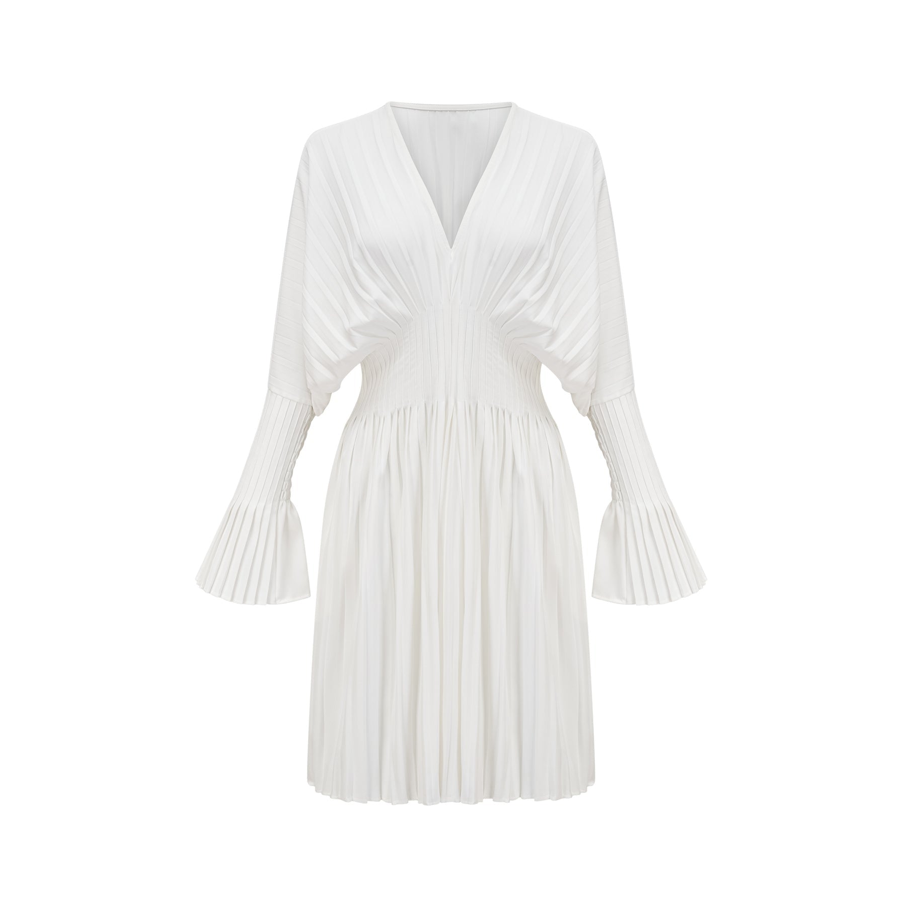 Claudette - Pleated Mini Dress