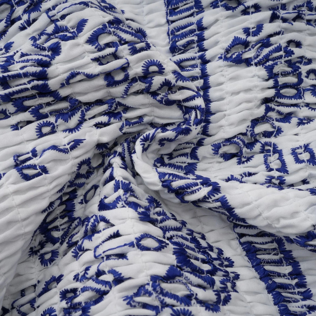 Claudia - Off-Shoulder Broderie Mini Dress