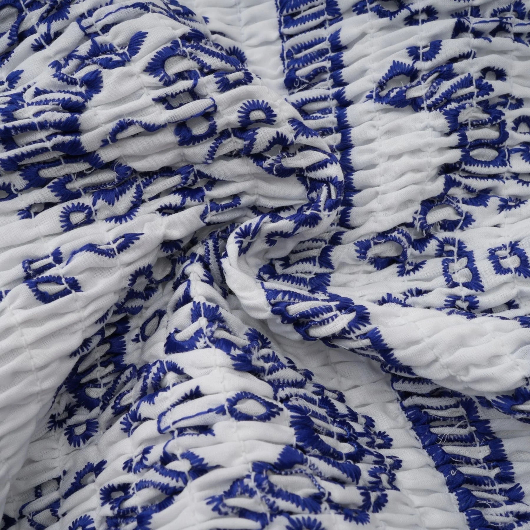 Claudia - Off-Shoulder Broderie Mini Dress