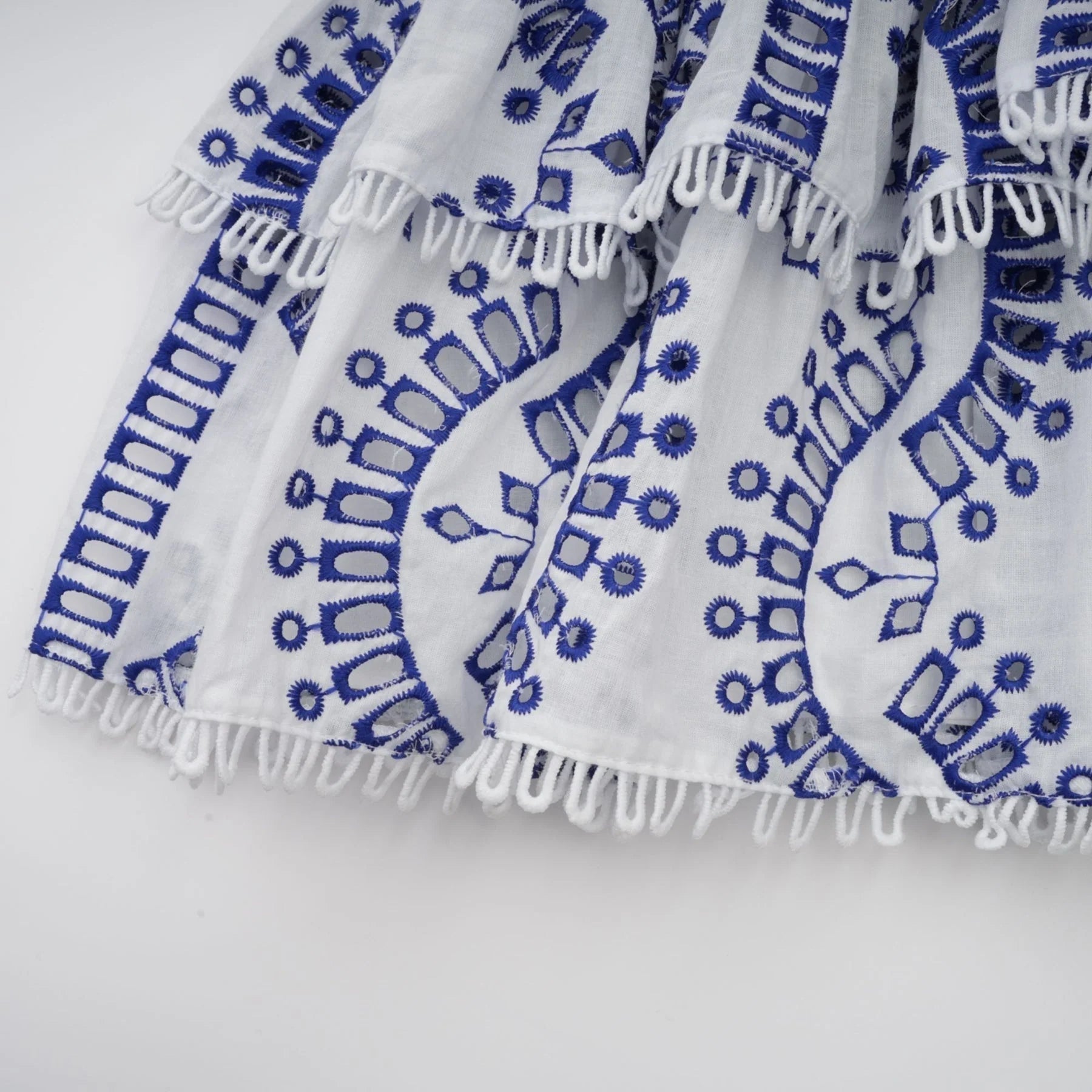 Claudia - Off-Shoulder Broderie Mini Dress