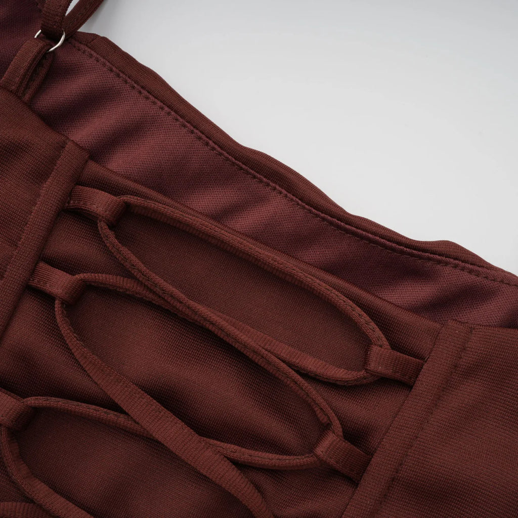 Paulette Sculpted Bodycon Mini Dress