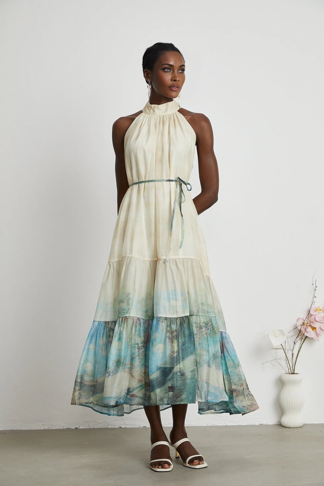 Benedetta - Pattern Print Midi Dress