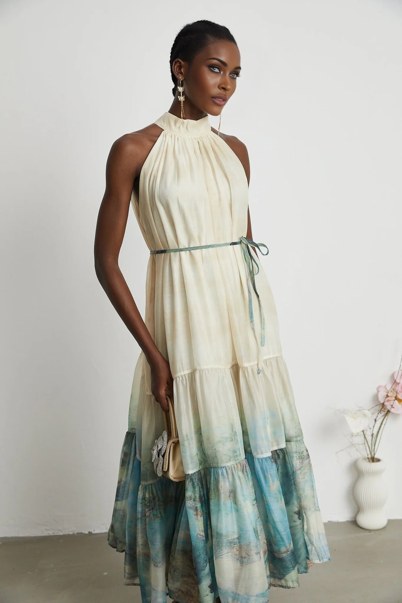 Benedetta - Pattern Print Midi Dress