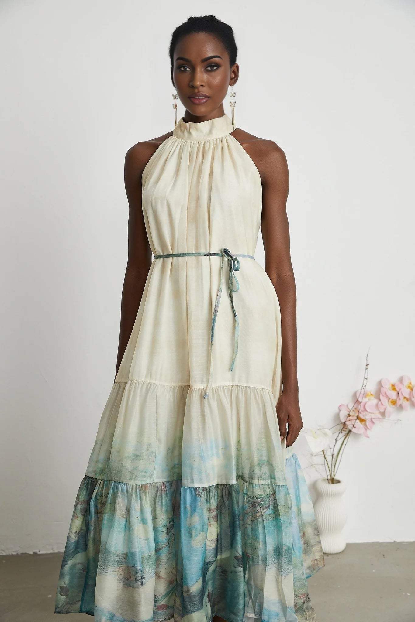 Benedetta - Pattern Print Midi Dress