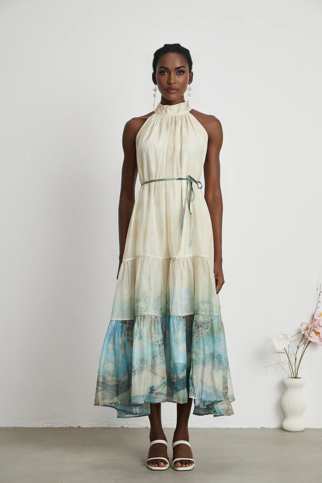 Benedetta - Pattern Print Midi Dress