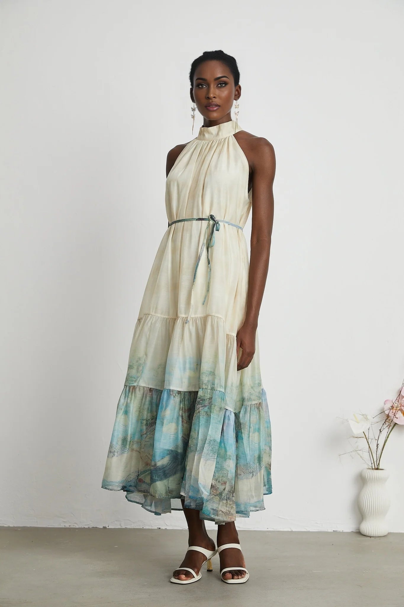 Benedetta - Pattern Print Midi Dress